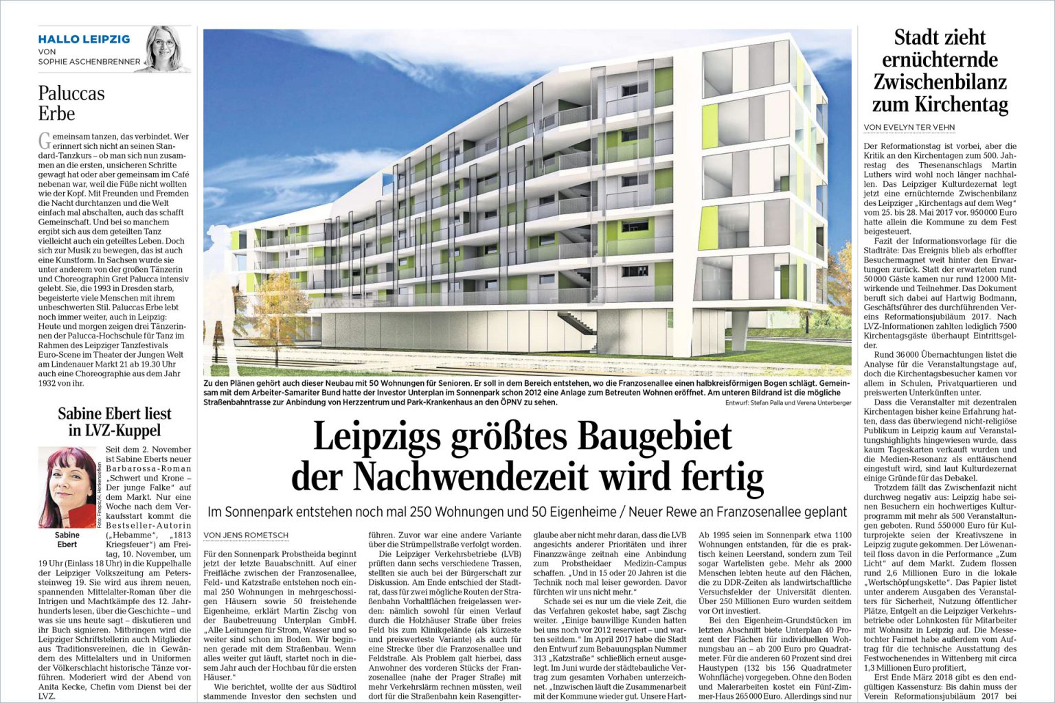 Größtes Baugebiet - Leipzig - 2018 - Unterplan Baubetreuung GmbH