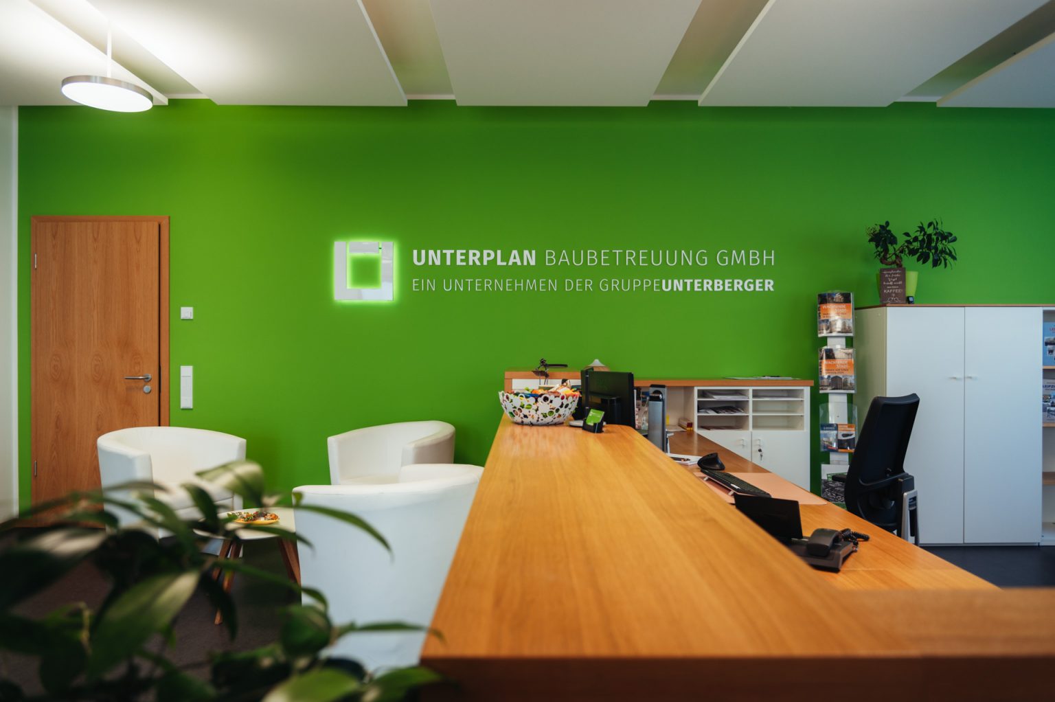Büro und Empfang - Unterplan Baubetreuung GmbH